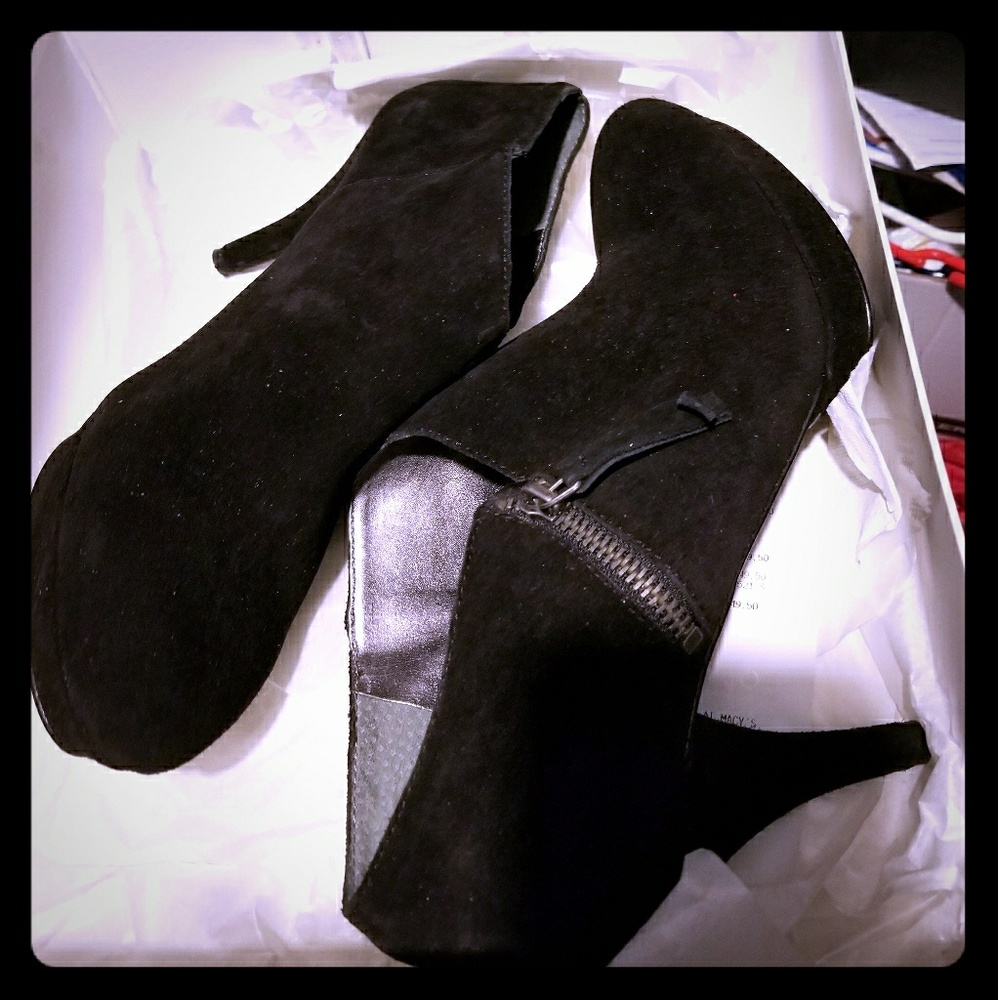 Sexy 100% Suede Booties